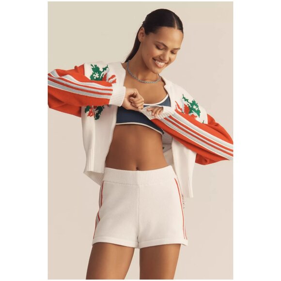 ANTHROPOLOGIE | 100% Cotton Sports Club Jacquard Jacket | NWT - Picture 4 of 8